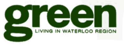 This image displays the word "green" in uppercase letters, with a distressed, eroded texture, and a dark green color on a transparent background.