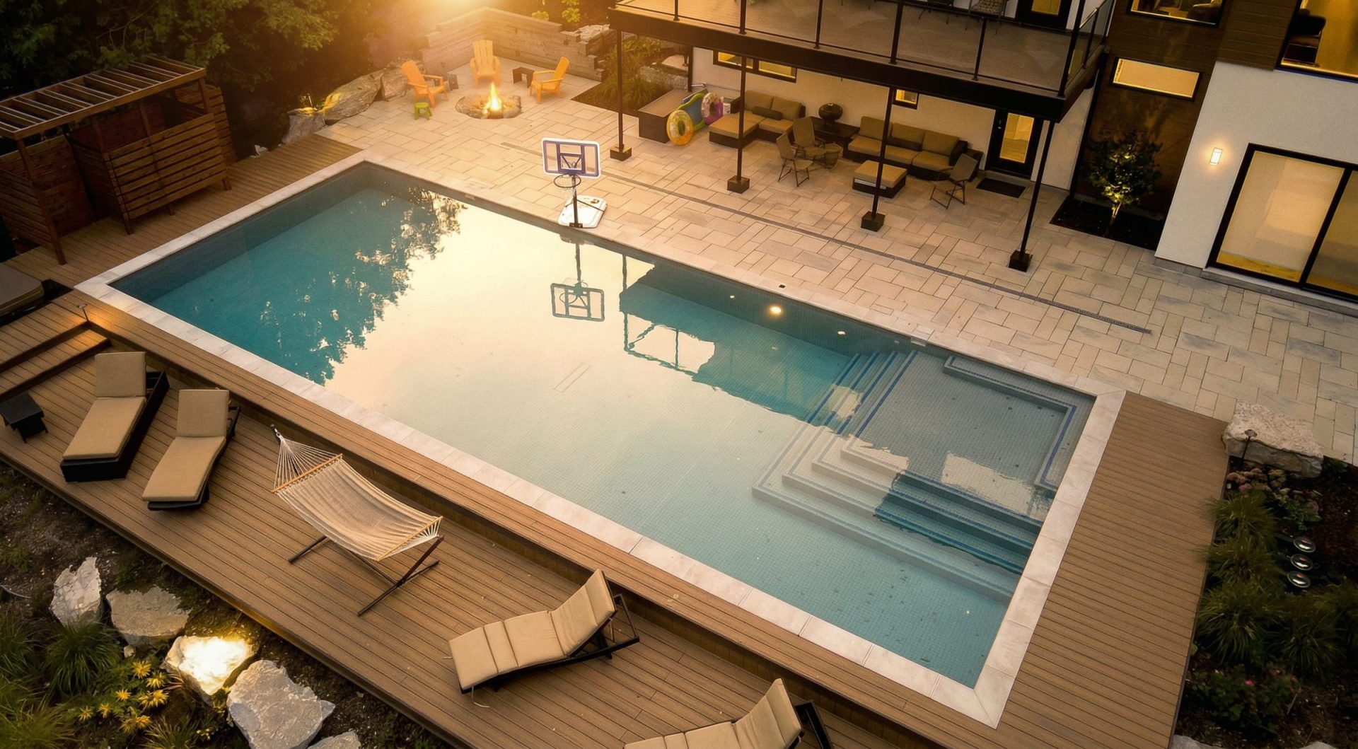 Pool View of Kiwanis Park